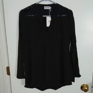 Lonolaka Black Women's Top, Size S